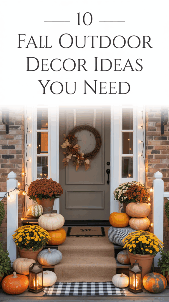 10 Fall Outdoor Decor Ideas You Need